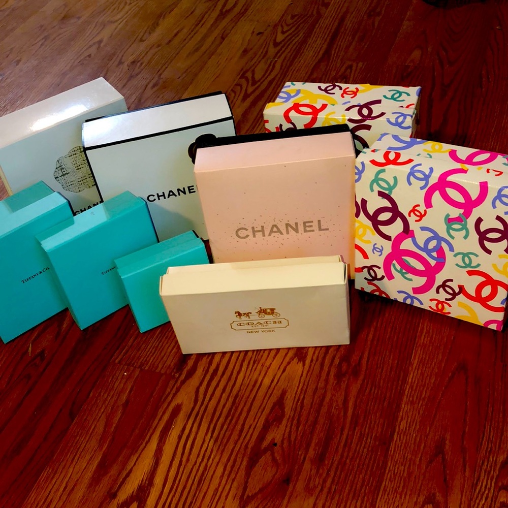 Assortment of Authentic gift boxes